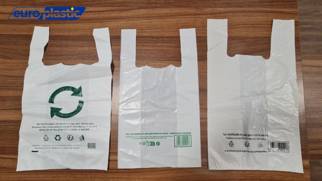 Custom Printed T-shirt plastic bags