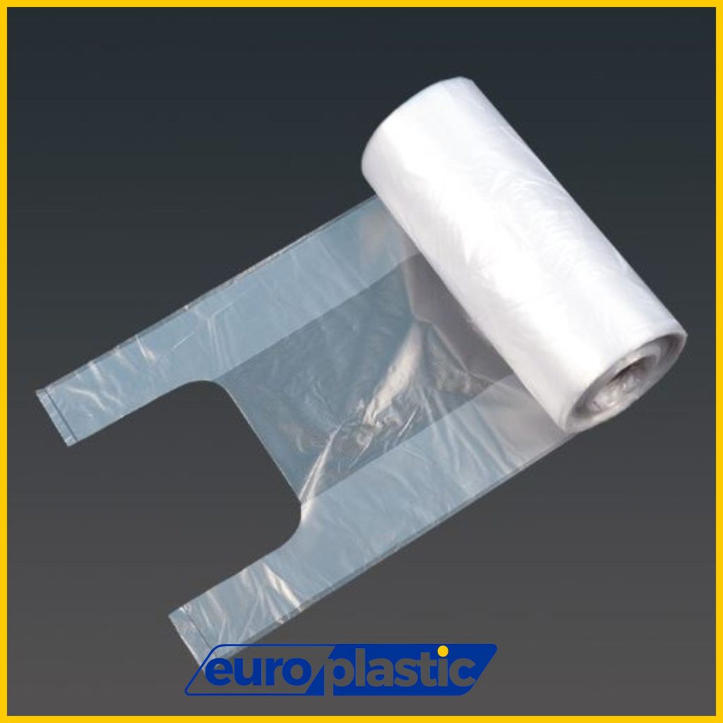 T-shirt bag on roll europlastic