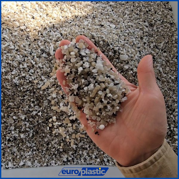 trash bag granule polyethylene 100% recycled raw material